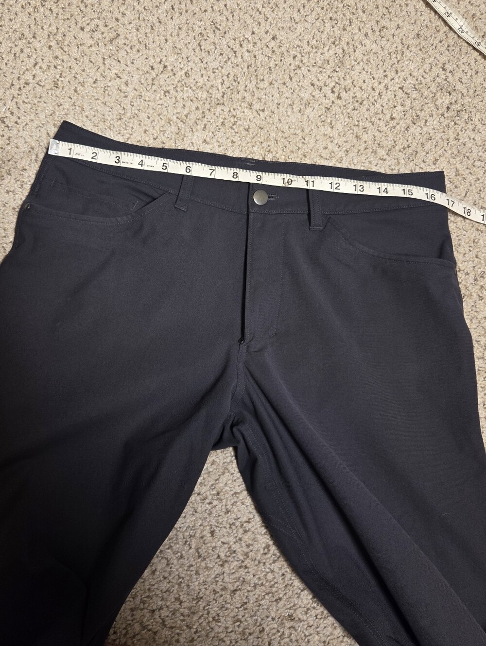 Lululemon ABC Pant Classic Warpstreme Men's Trouser Jeans Pockets 33 X 30 Gray - Picture 8 of 11